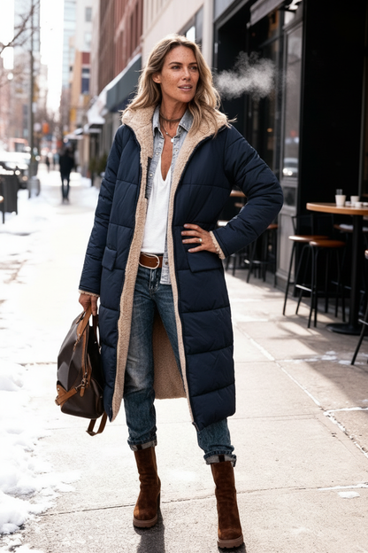 Praktische Damenbluse Reversibel