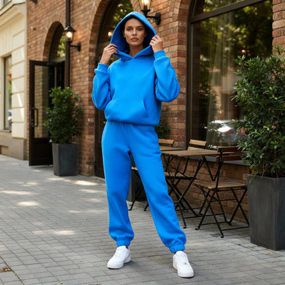 Bequemes Zweiteiliges Jogginganzug Set