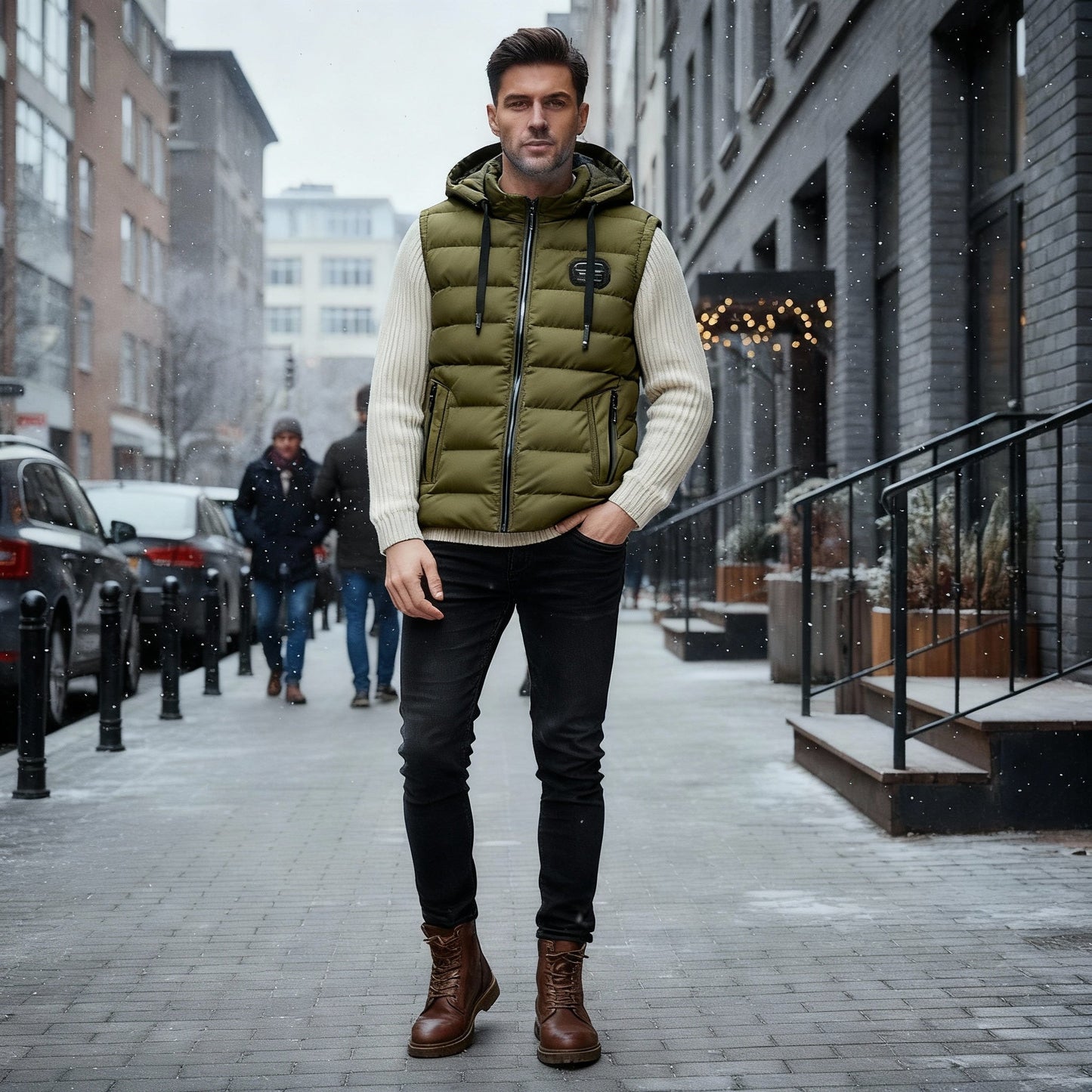 Elegante Damenweste Weich Fleece