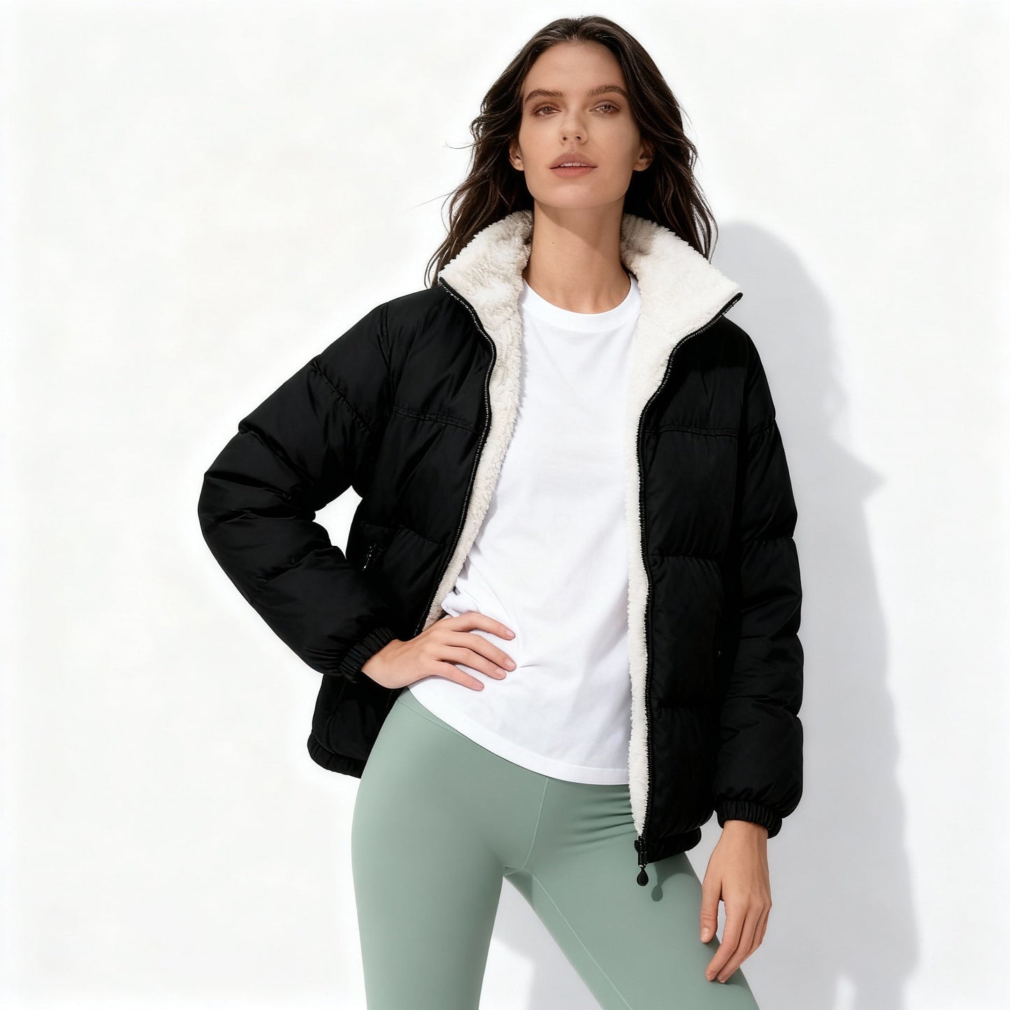 Warme Winterjacke Damen Daunenparka