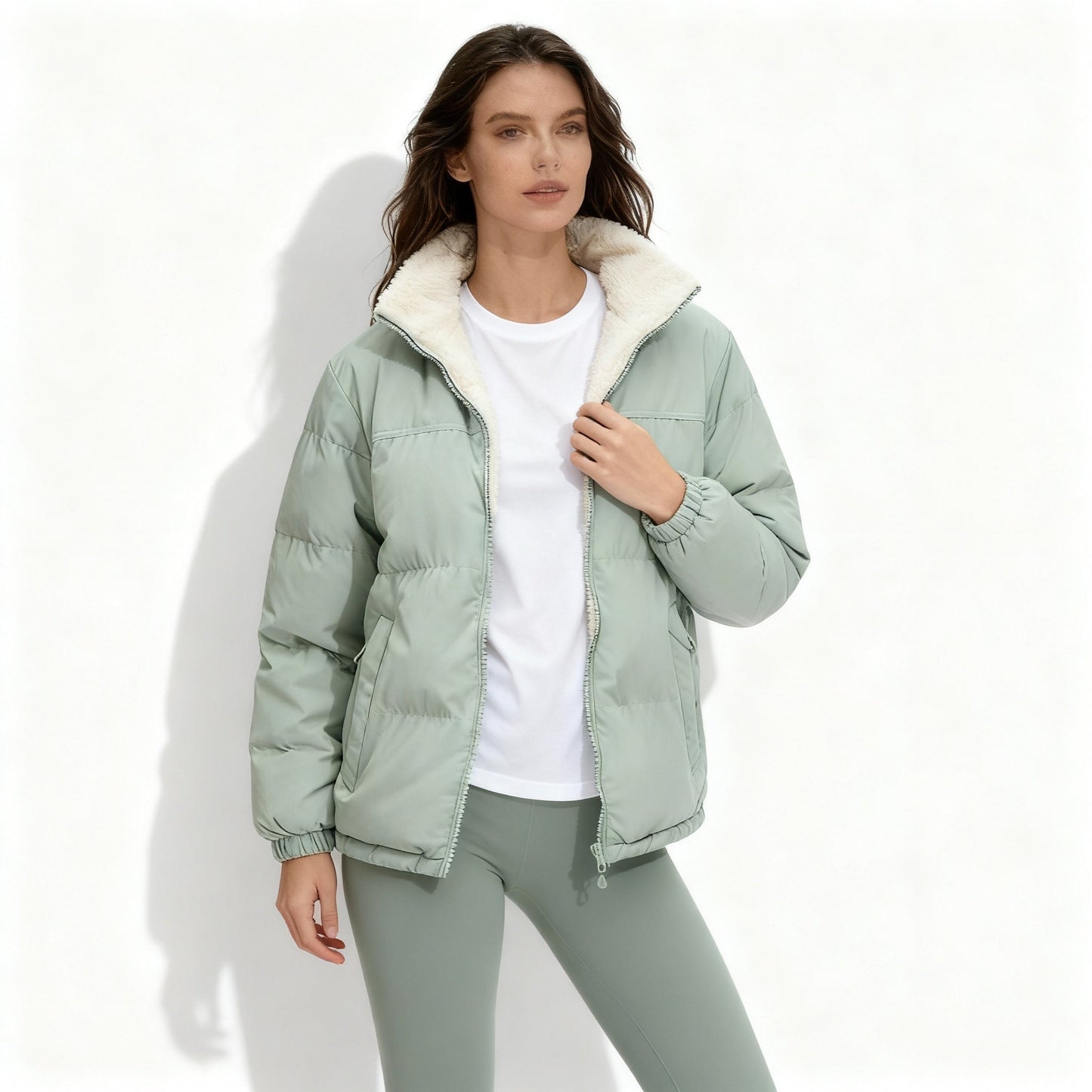 Warme Winterjacke Damen Daunenparka
