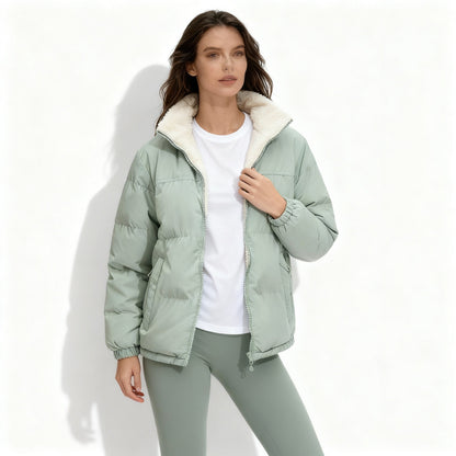 Warme Winterjacke Damen Daunenparka