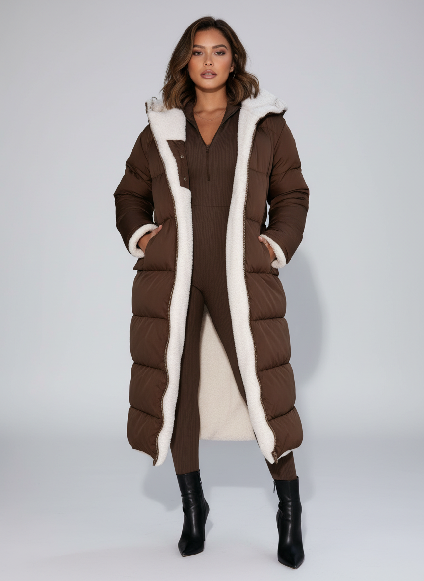 Damen Umkehrjacke Warm Winter