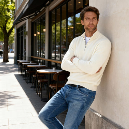 Herren Pullover Fein Strick Qualität