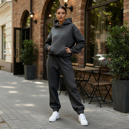 Bequemes Zweiteiliges Jogginganzug Set