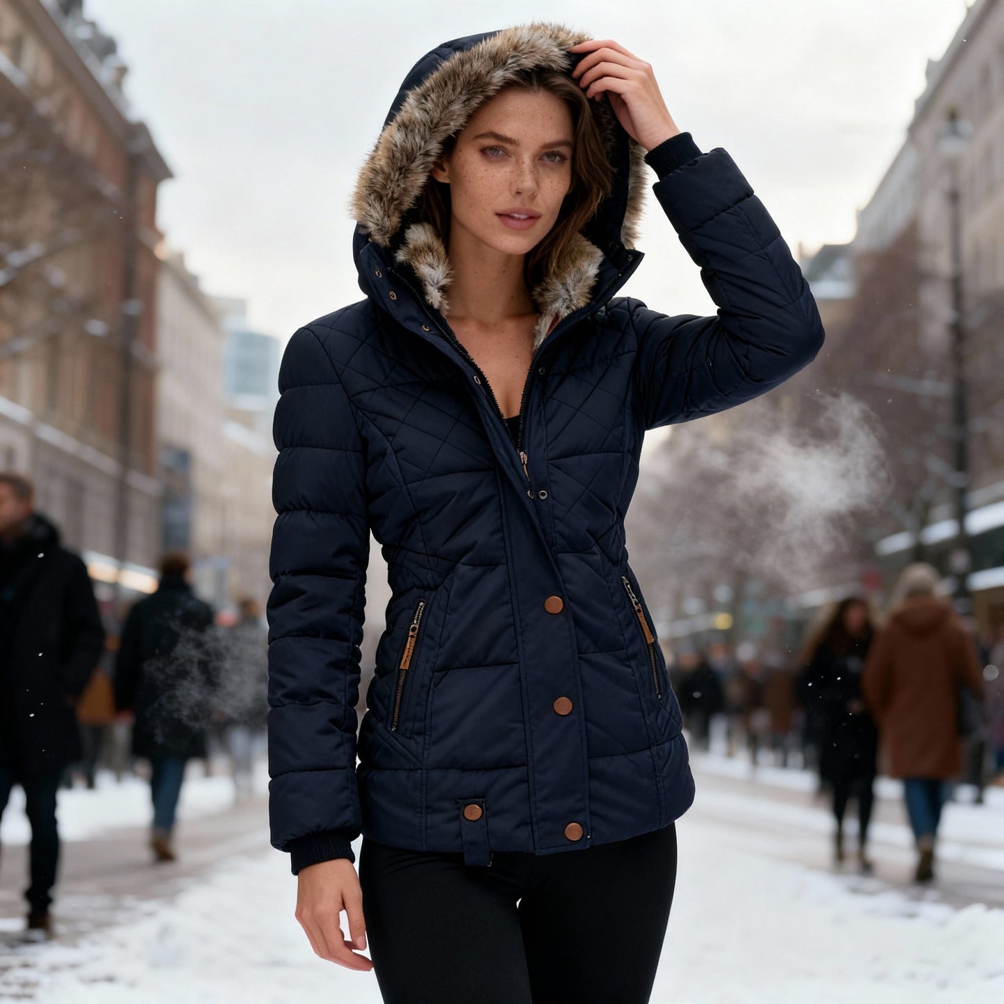 Stilvolle Damen Winterjacke Soft