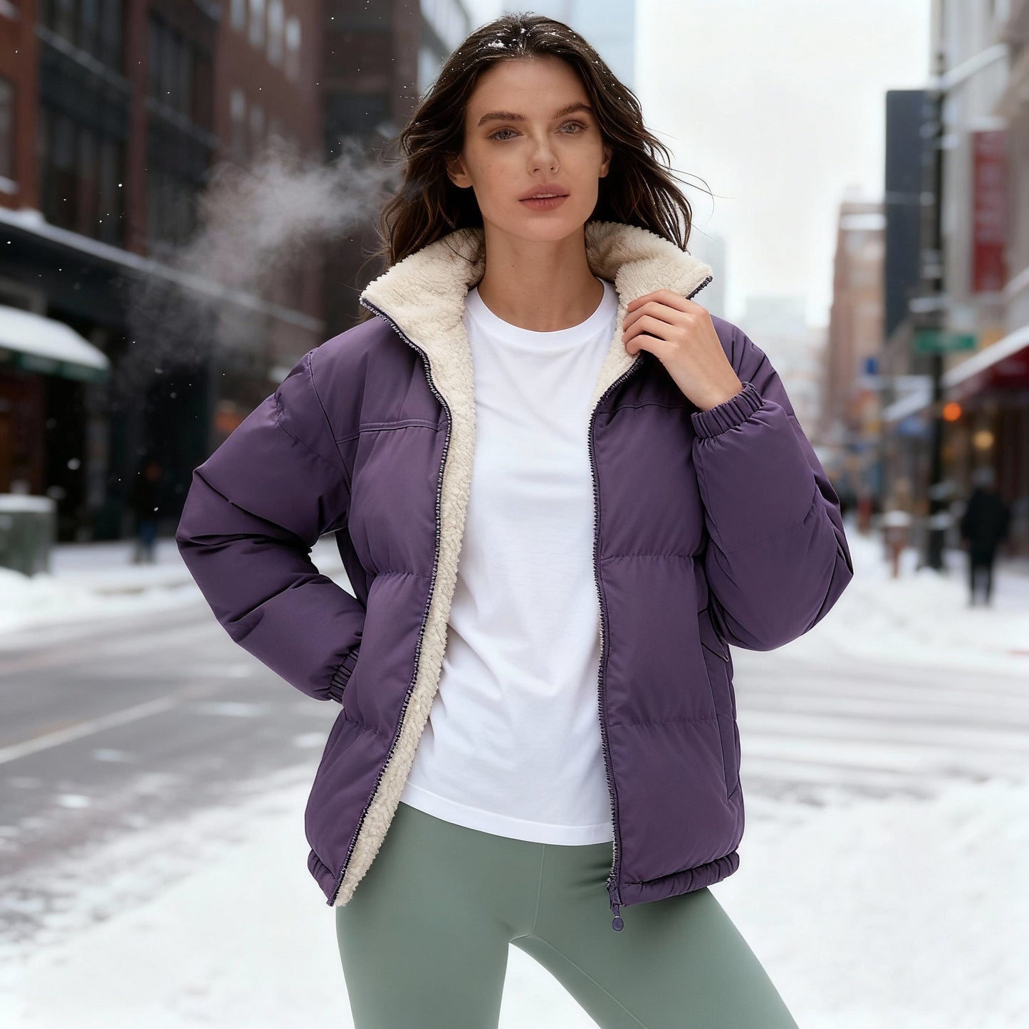 Warme Steppjacke Damen Komfort Design
