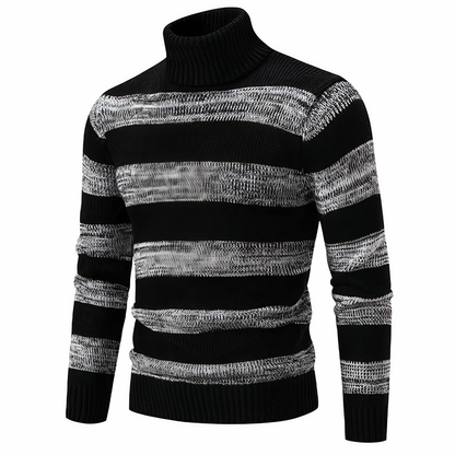 Stilvoller Strickpullover für Männer Modern Patchwork