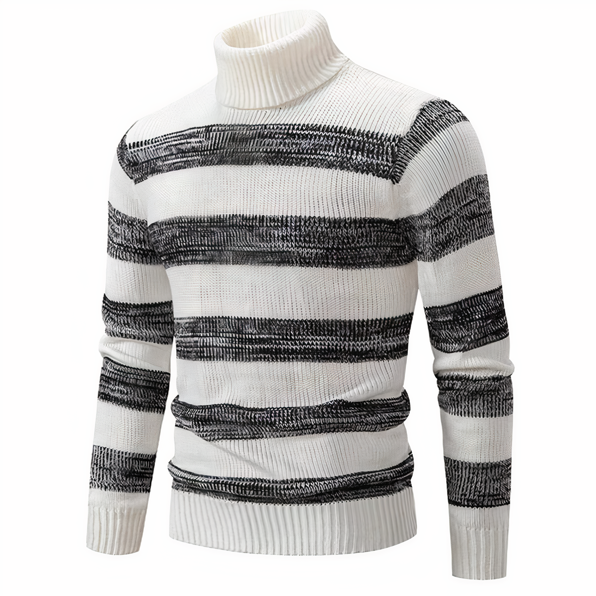 Stilvoller Strickpullover für Männer Modern Patchwork