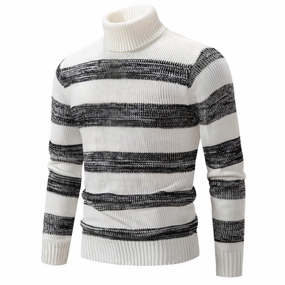 Stilvoller Strickpullover für Männer Modern Patchwork