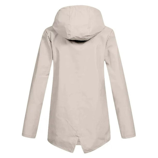 Herbst Regenjacke Damen Elegant Wasserfest - IdealeKleiden