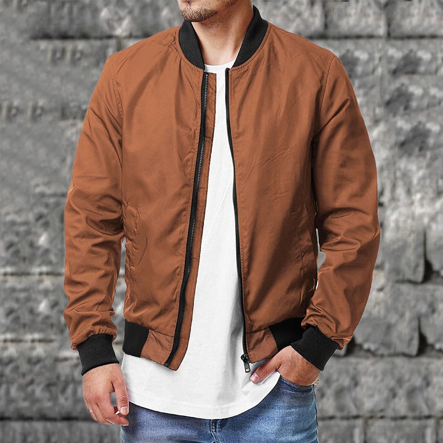 Stylische Herrenjacke Casual Look