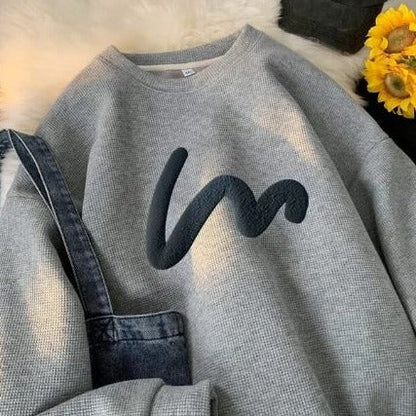 Männer Pullover Wellenmuster Trendy