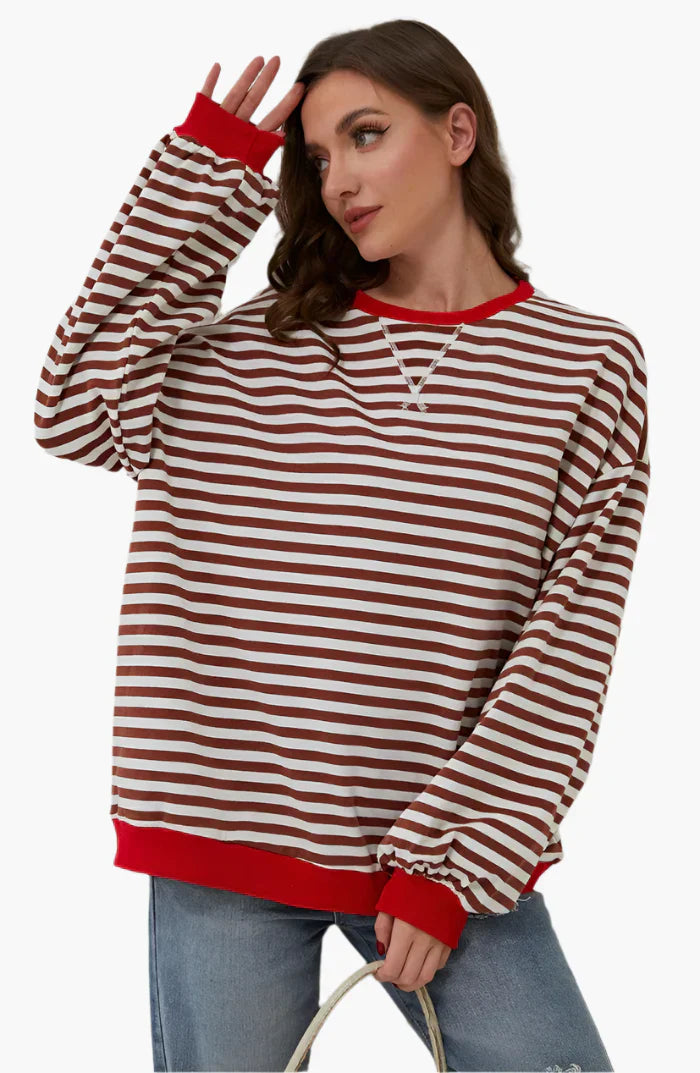 Großer Herbstpullover Oversized