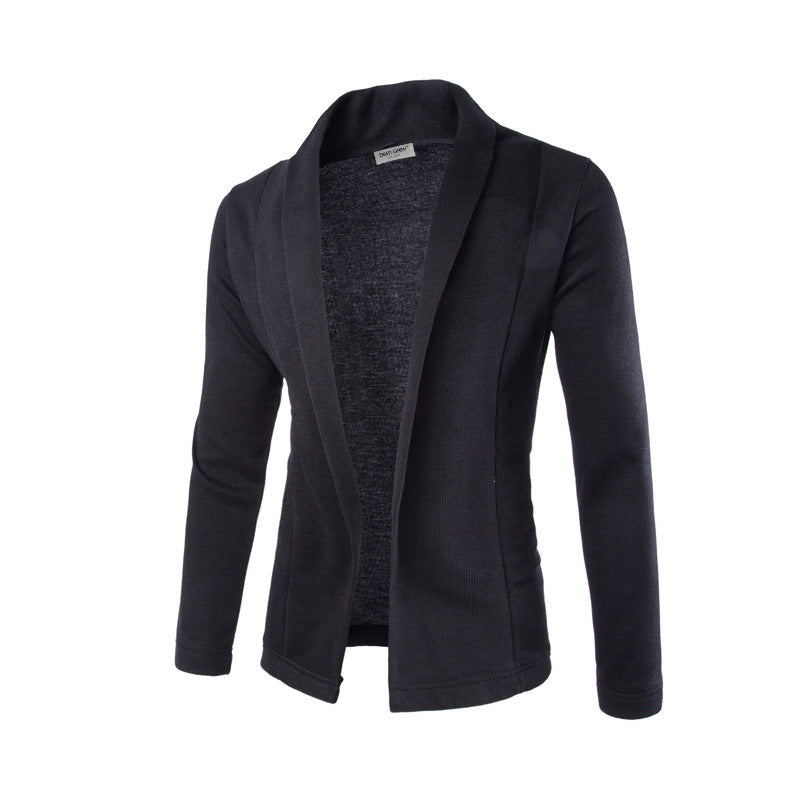 Herren Cardigan Offen Vorne Modern