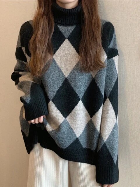 Damen Pullover Warm und Gemütlich - IdealeKleiden