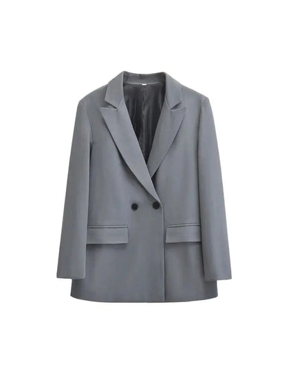Elegante Herrenkleidung | Reverskragen Zweireihig Knöpfe - IdealeKleiden