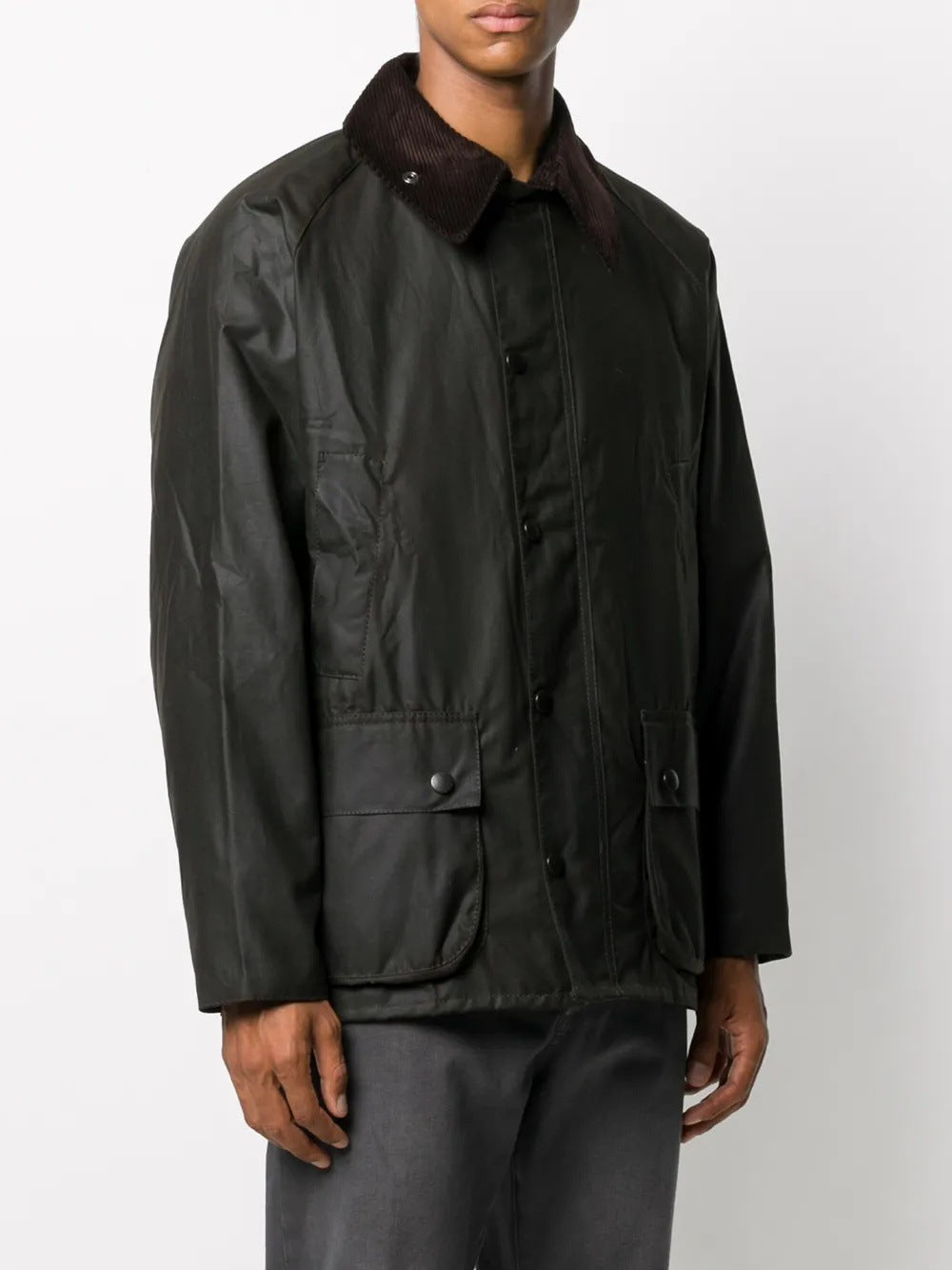Herren Cargo Jacke Lockere Fit Reißverschluss - IdealeKleiden