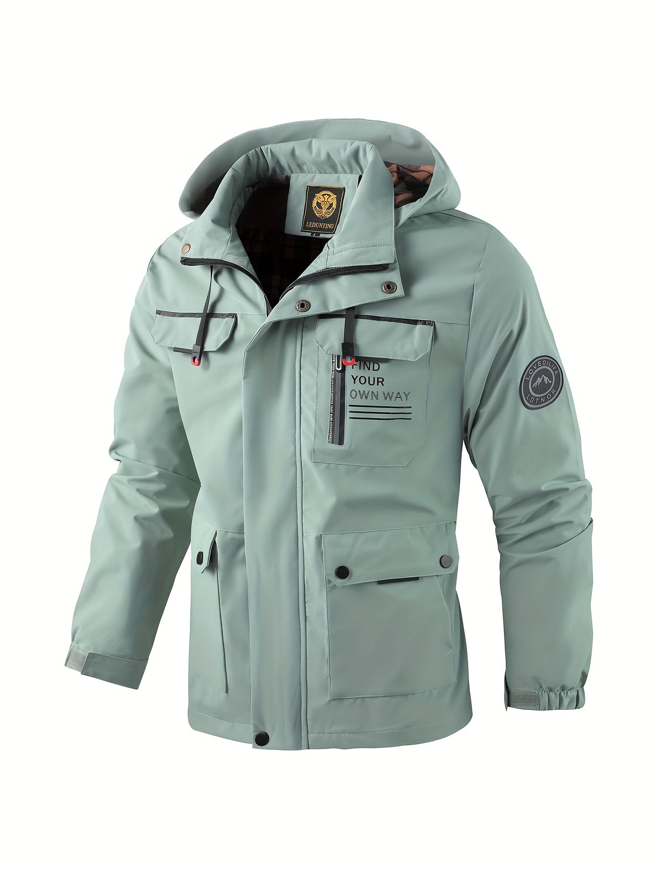 Praktische Herrenjacke Outdoor Kapuze
