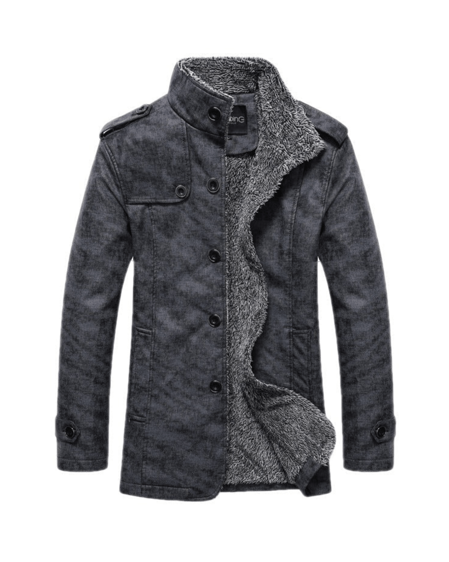 Herren Winterjacke Warm Isoliert Stehkragen - IdealeKleiden