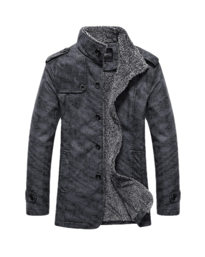 Herren Winterjacke Warm Isoliert Stehkragen - IdealeKleiden