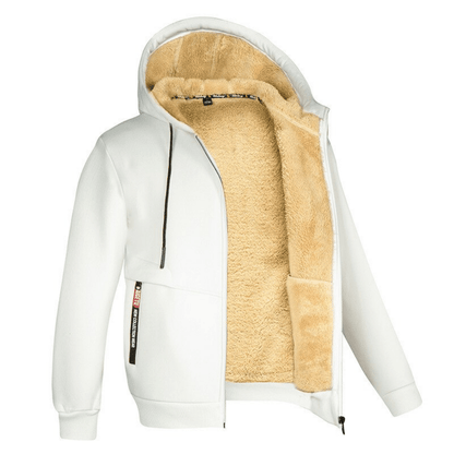 Herren Winter-Hoodie Warm Isoliert Mit Reißverschluss