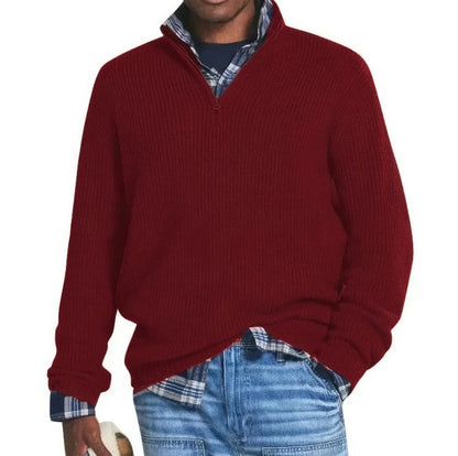 Stilvoller Herren Pullover Modern Gestrickt