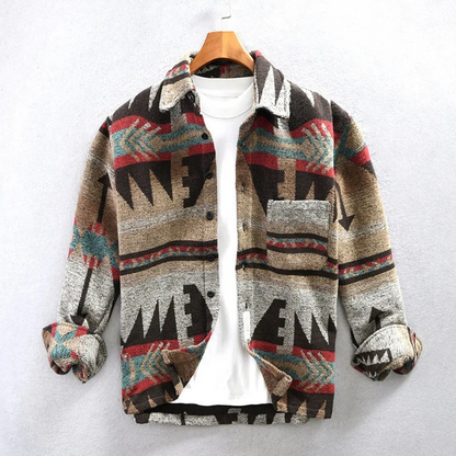 Herren Flanellhemd Langarm Vintage Look - IdealeKleiden
