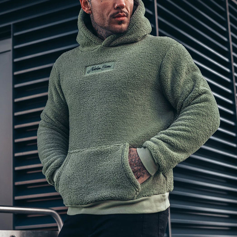 Bequemer Fleece Hoodie für Männer - IdealeKleiden