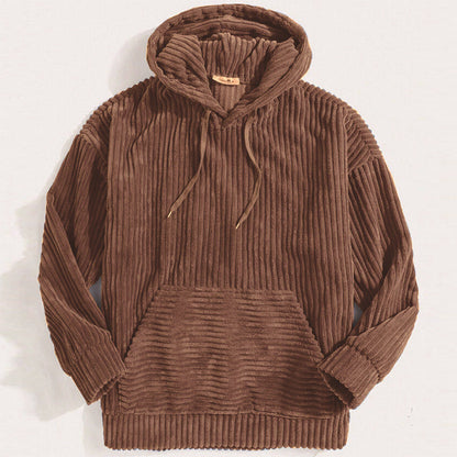 Warme Fleece-Hoodie Herren