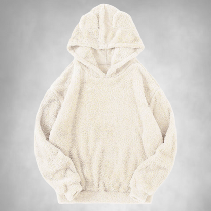 Fleece Hoodie Herren Warm Bequem Teddy Look
