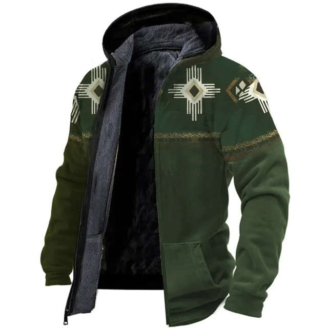 Vito - Retro Fleecejacke Warm & Gemütlich