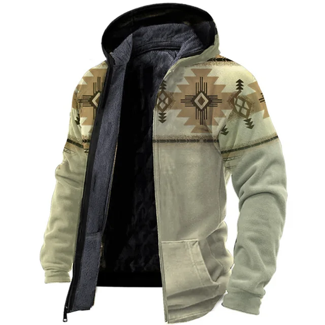 Vito - Retro Fleecejacke Warm & Gemütlich