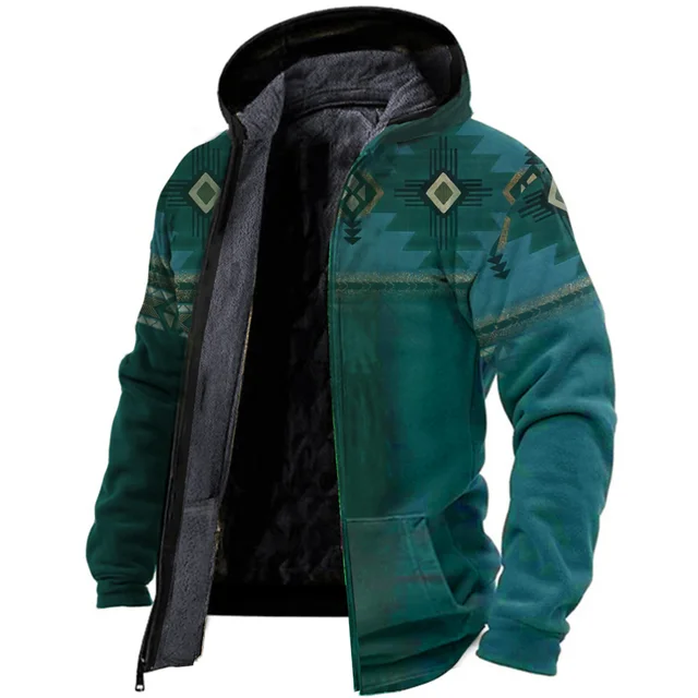 Vito - Retro Fleecejacke Warm & Gemütlich