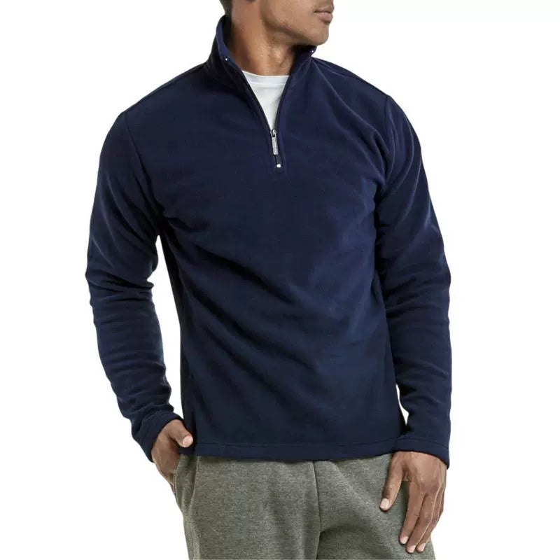 Herren Fleece Pullover Reißverschluss