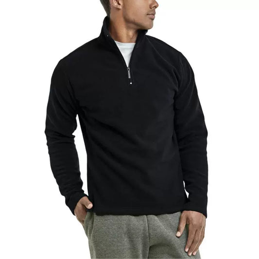 Herren Fleece Pullover Reißverschluss - IdealeKleiden