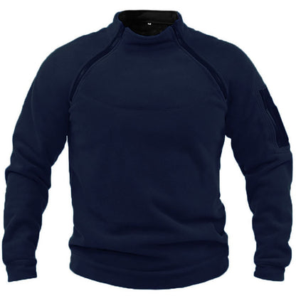 Herren Fleece Pullover Warm Halbzipper Outdoor