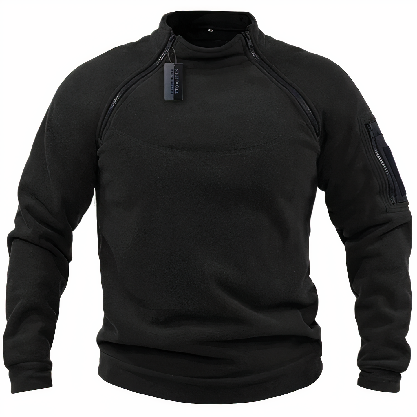 Herren Fleece Pullover Quarter Zip Warm - IdealeKleiden