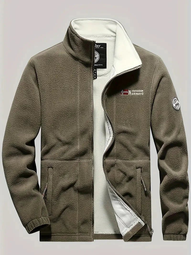 Herren Winterjacke Fleece Winddicht Isoliert
