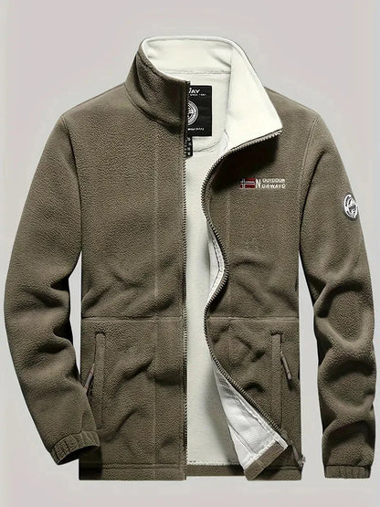 Herren Winterjacke Fleece Winddicht Isoliert