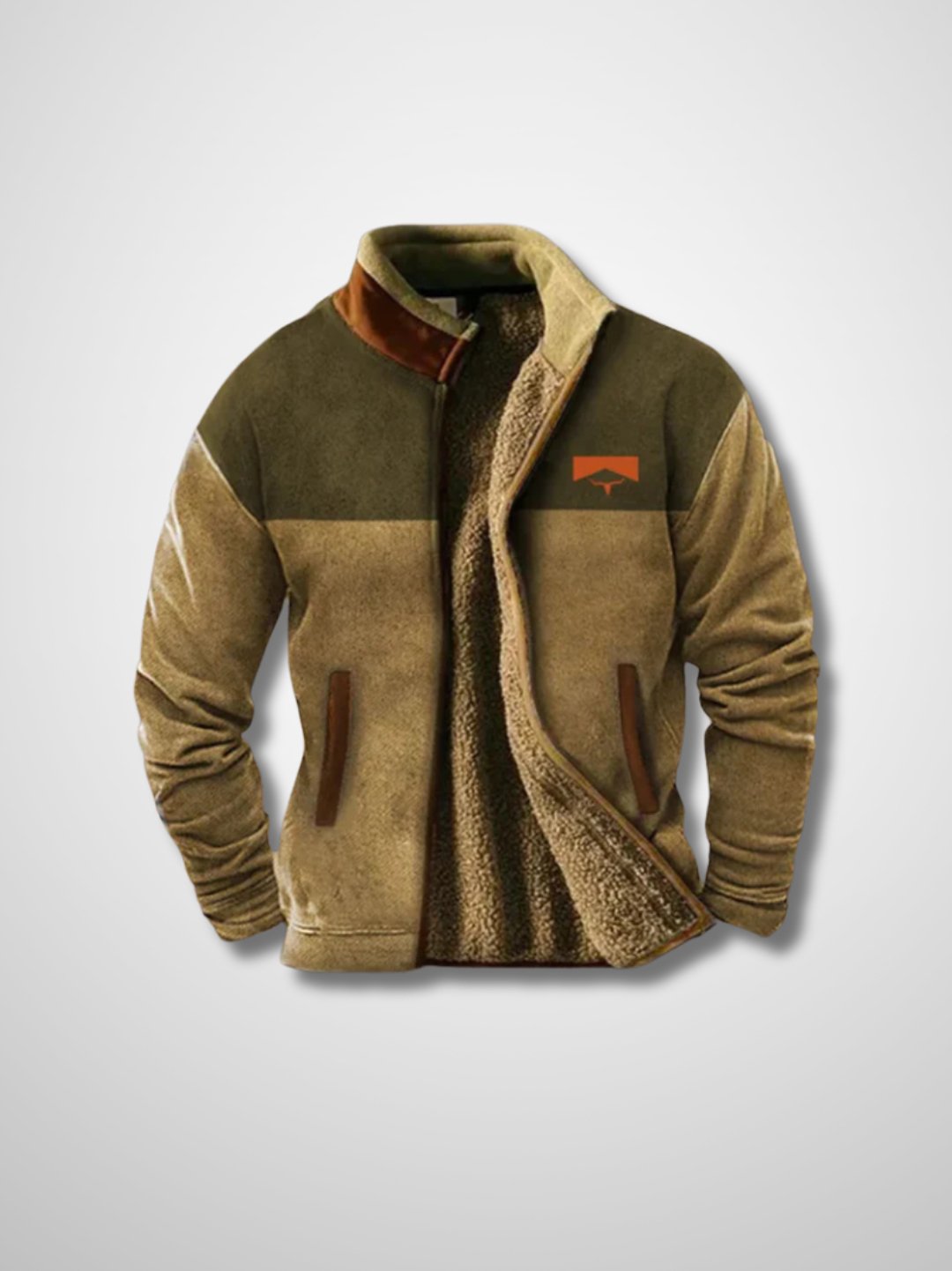 Herren Fleecejacke Warm Sherpa Winterjacke