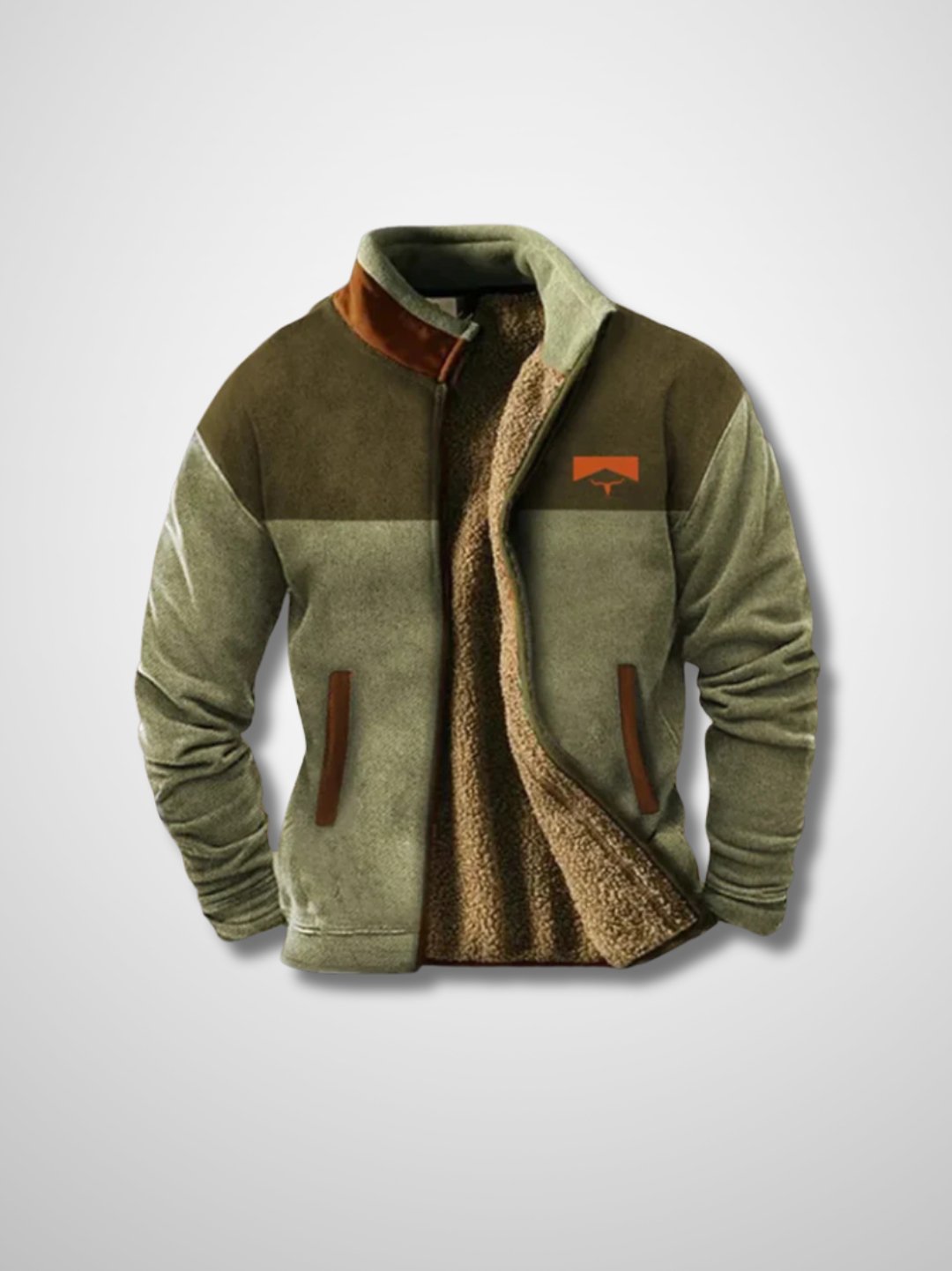 Herren Fleecejacke Warm Sherpa Winterjacke