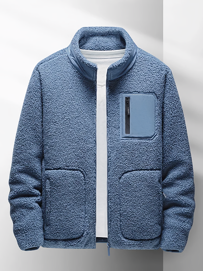 Herren Fleecejacke Warm Zip-Up