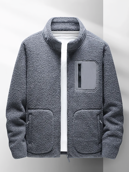 Herren Fleecejacke Warm Zip-Up