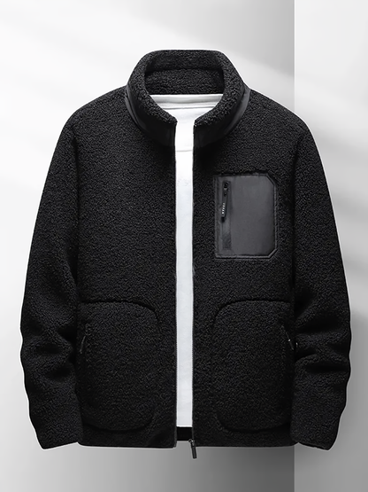 Herren Fleecejacke Warm Zip-Up