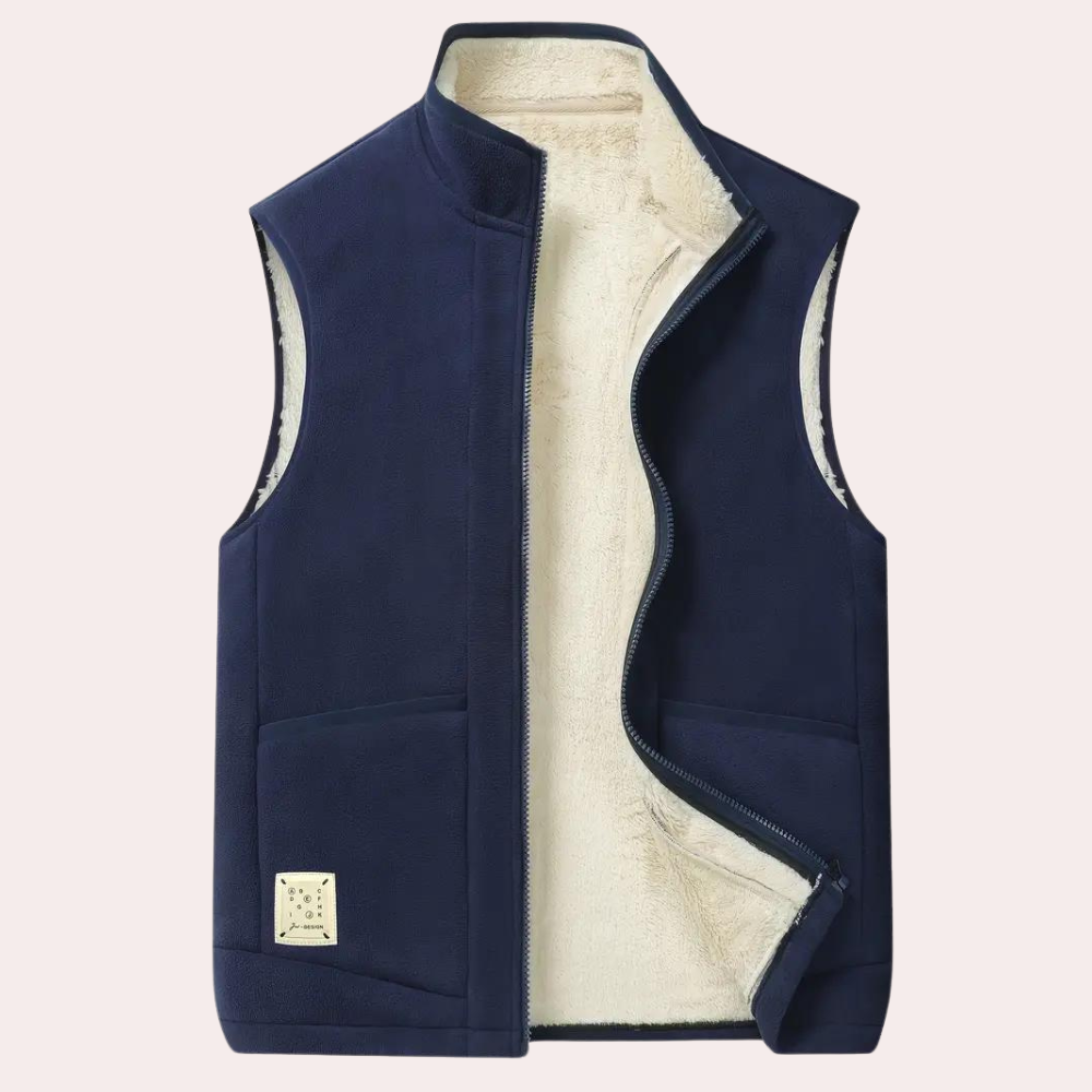 Herren Fleeceweste Warm Isolierend