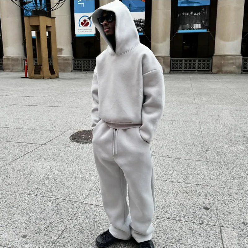 Moderner Herren Pullover Set Kapuze Einfach - IdealeKleiden