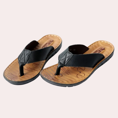 Ergonomische Herrensandalen Leder