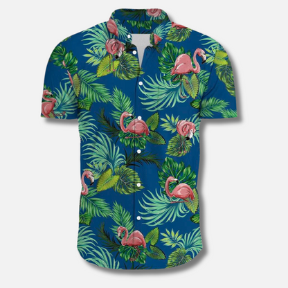 Sommer Blumenhemd für Männer Hawaii Style