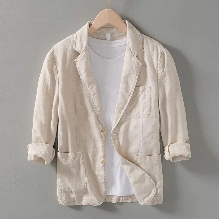 Sommerblazer Leicht Leinen Bequem